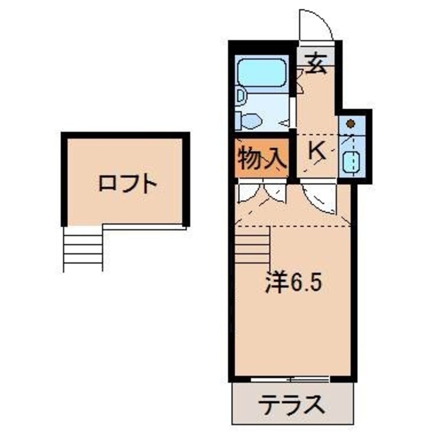 間取図 レオパレス宮前第三