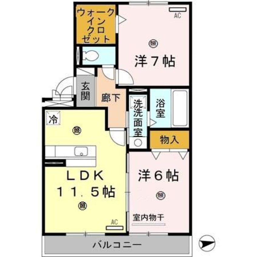 間取図 サンシャイン・ヒルズ