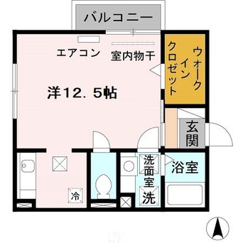 間取図 あーばんはいつ神前 A棟