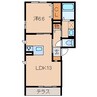 シャーメゾンＷＩＬＬ 1LDKの間取り
