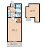 プルミエールメゾンクロダ 1Kの間取り