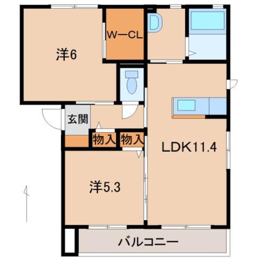 間取図 シャーメゾン太田