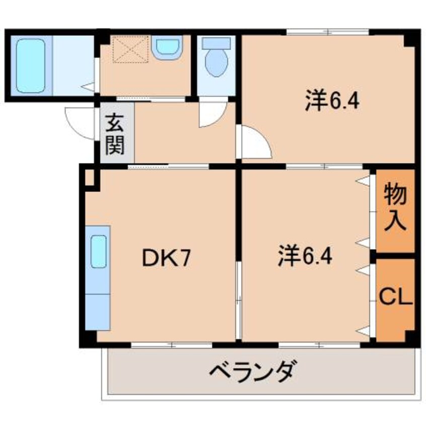 間取図 メゾンモーチ