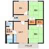 グリーンフル小倉 3DKの間取り