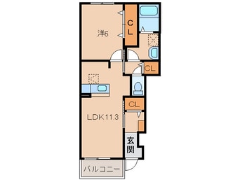 間取図 フィオーレ　Ⅱ