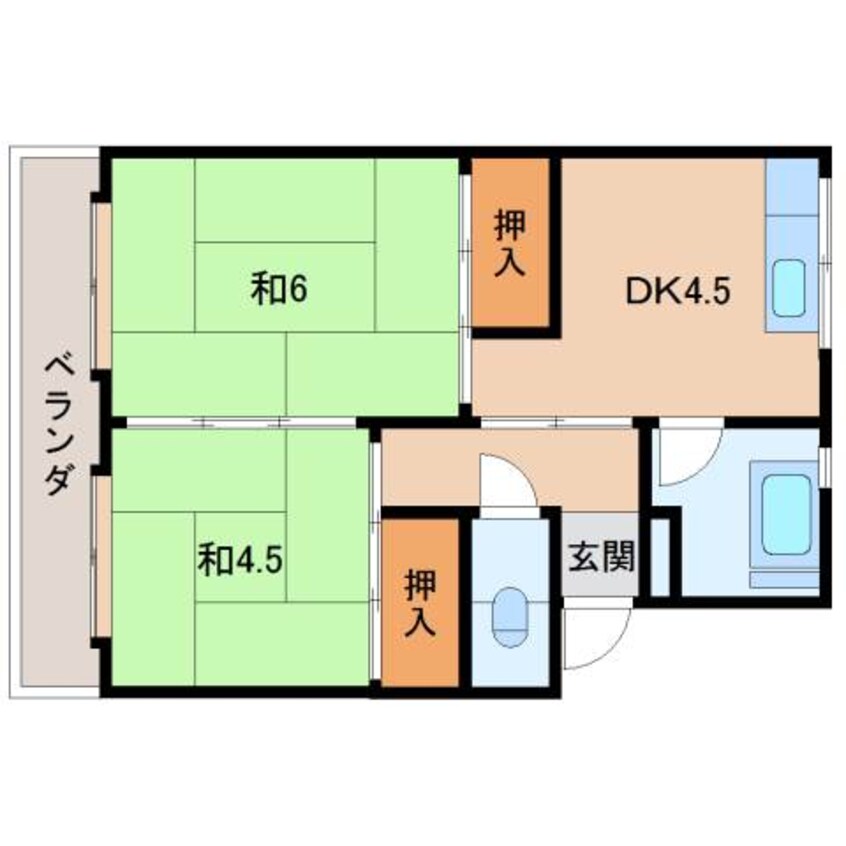 間取図 増田マンション