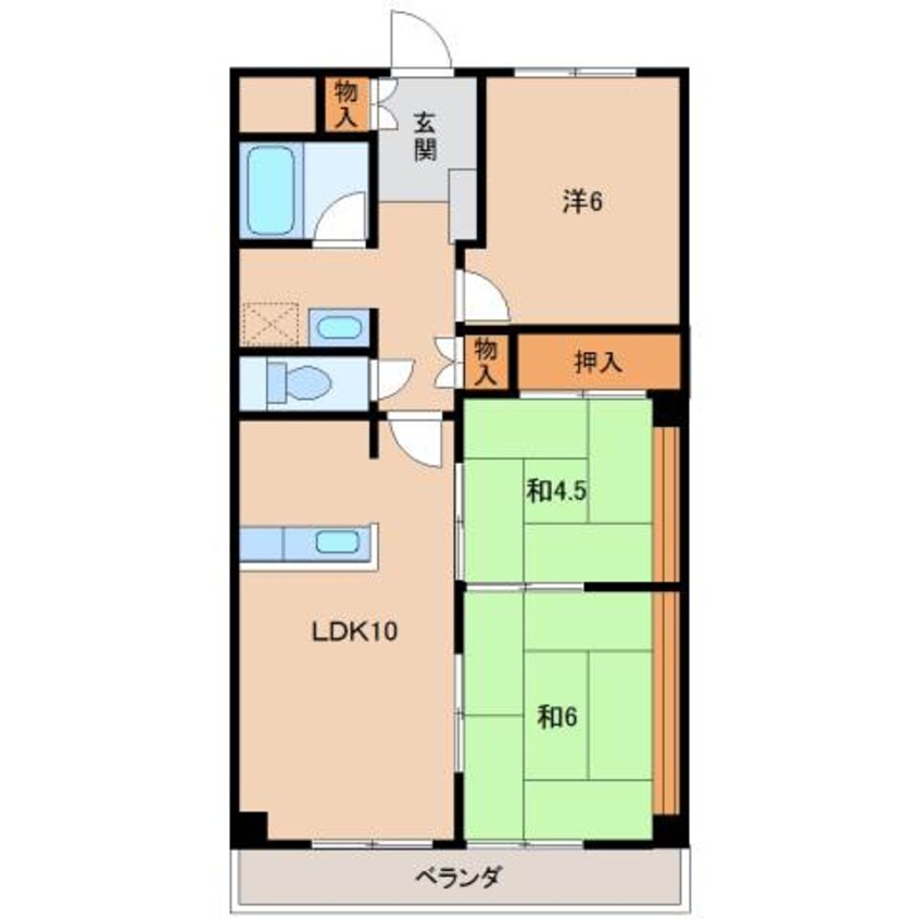 間取図 東新ビル