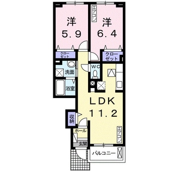 間取図 シャン・ノールⅦ