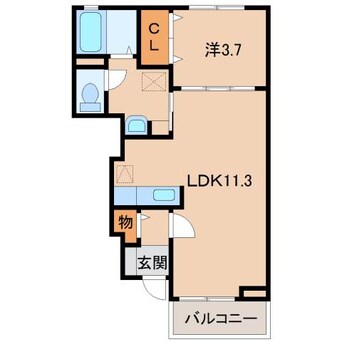 間取図 カトル・セゾン