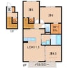 グレイス堀川 3LDKの間取り