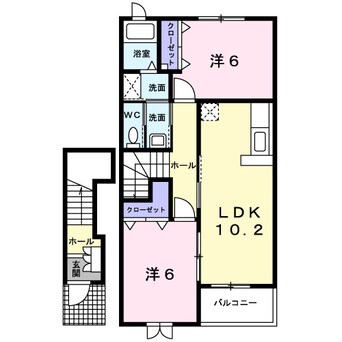 間取図 サウス・ハピネスⅢ