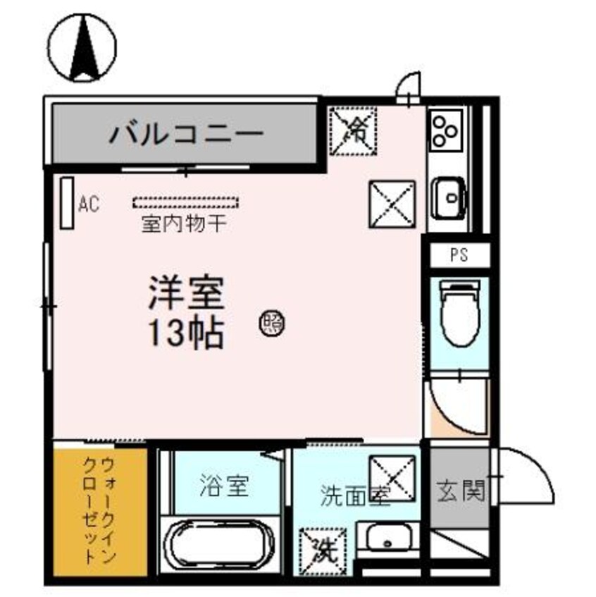 間取図 D-ROOM西汀丁