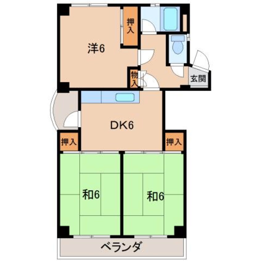 間取図 コーポひかり