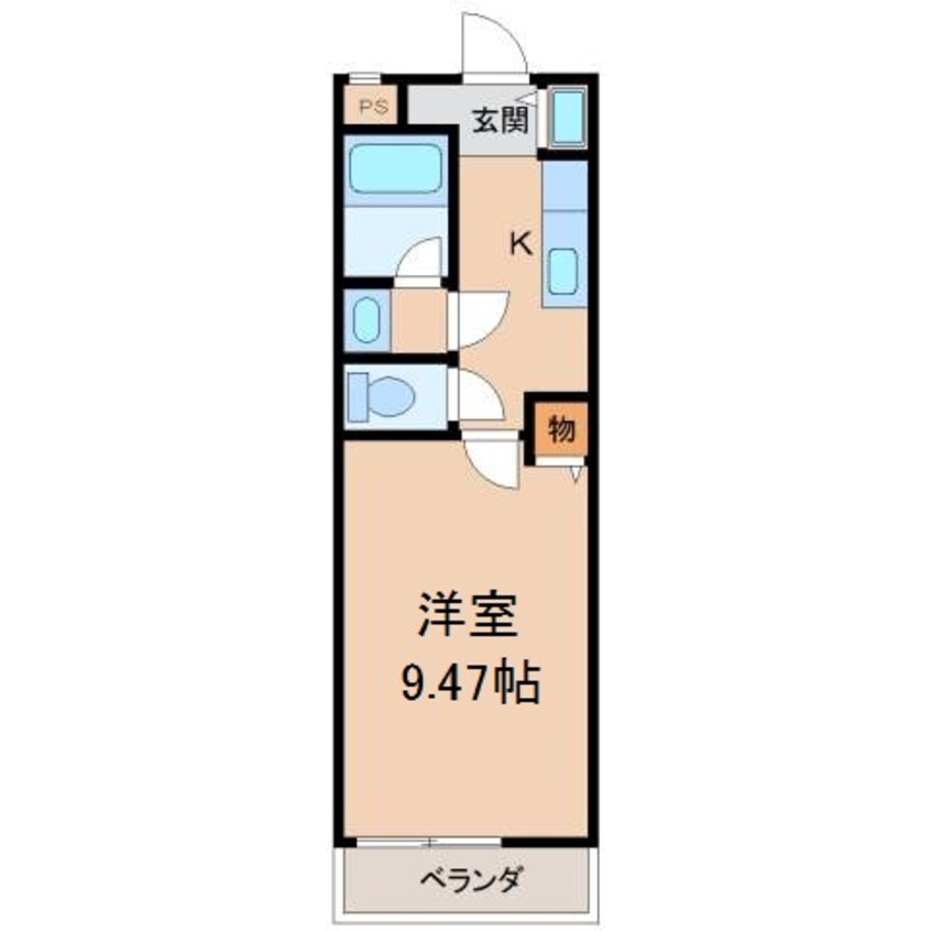 間取図 アビテ秋月南