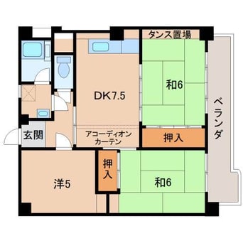 間取図 第２川端マンション