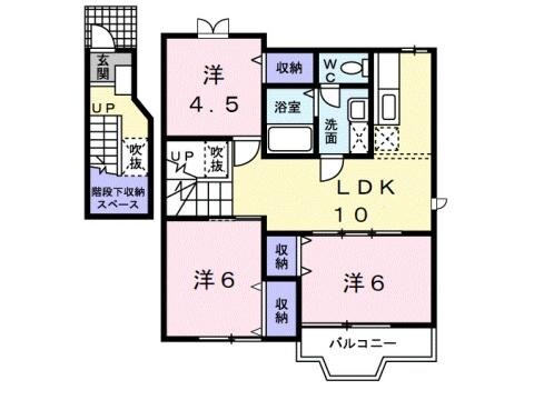 間取り図 和歌山電鉄貴志川線/神前駅 徒歩20分 2階 築22年