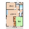 スエヨシビル黒田 2LDKの間取り