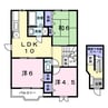 プロスペリテＴ 2LDKの間取り