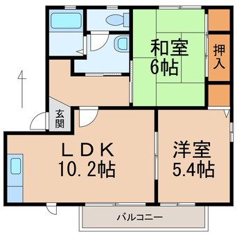 間取図 バリュージュ保田