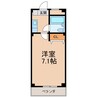 栄マンション 1Kの間取り