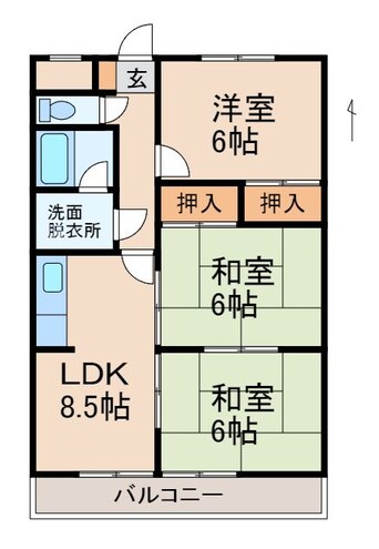 間取図 セレーナきい