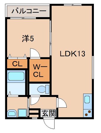 間取図 フジパレス吹屋町Ⅱ番館