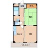 マンションＫＥＩＨＯ 2DKの間取り