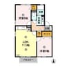 和歌山電鉄貴志川線/神前駅 徒歩10分 2階 築21年 2LDKの間取り
