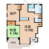 カルムガーデン岩出 1LDK+Sの間取り