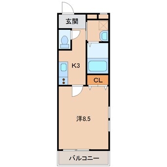 間取図 フジパレス中之島
