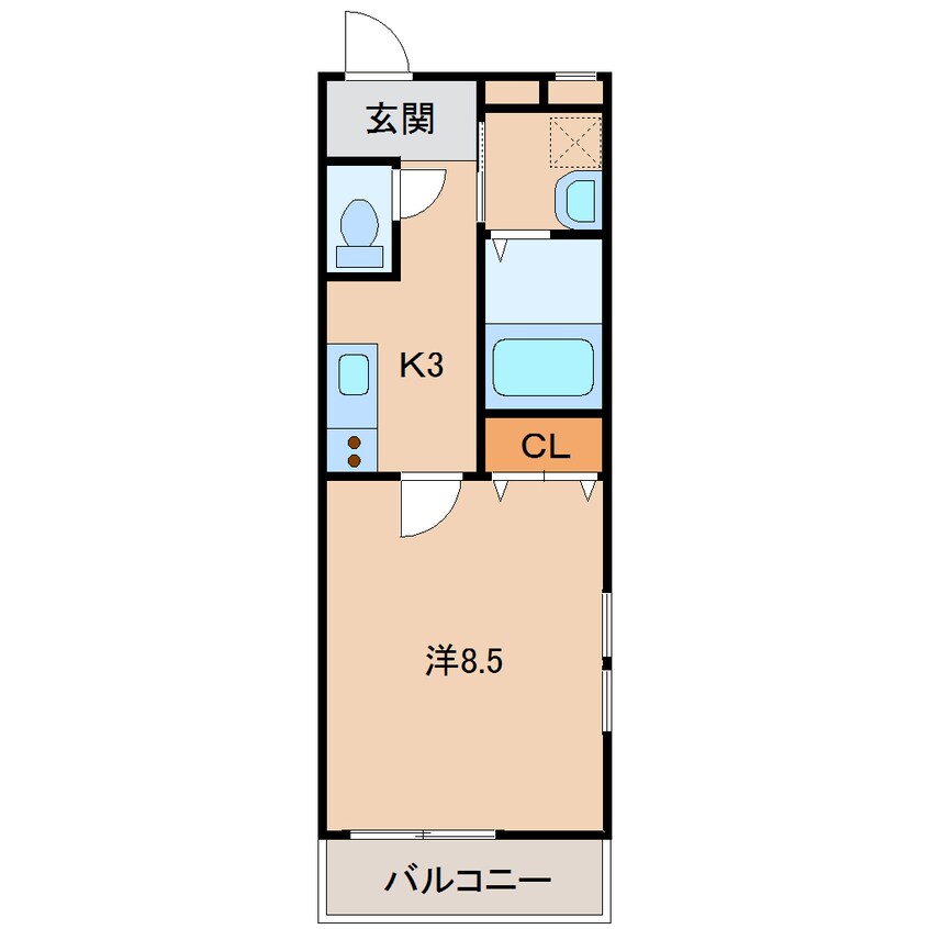 間取図 フジパレス中之島