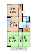 ファミール前島Ⅱの間取図