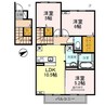 CASA GRANDE D 3LDKの間取り