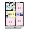 シャトー・ド・箕島 3Kの間取り