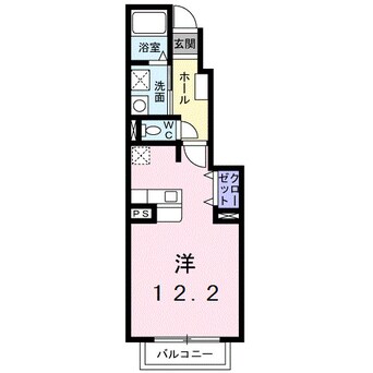 間取図 パストラルコート岩出Ⅲ