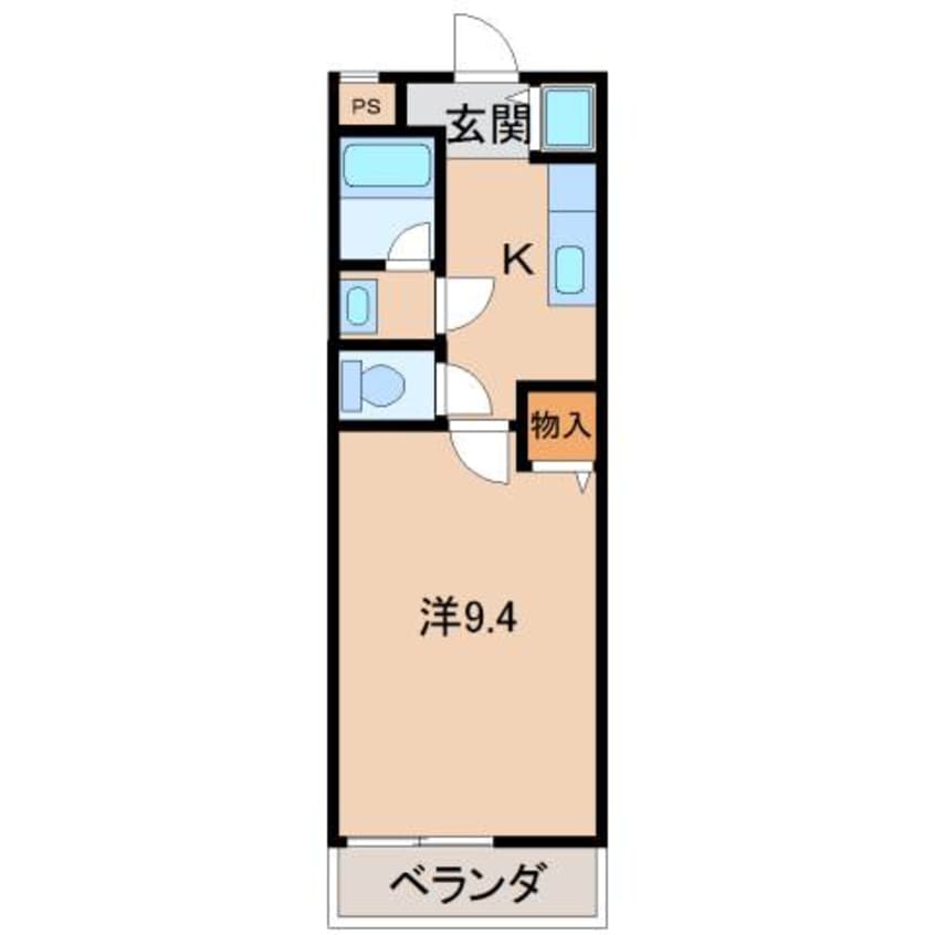 間取図 フジパレス手平