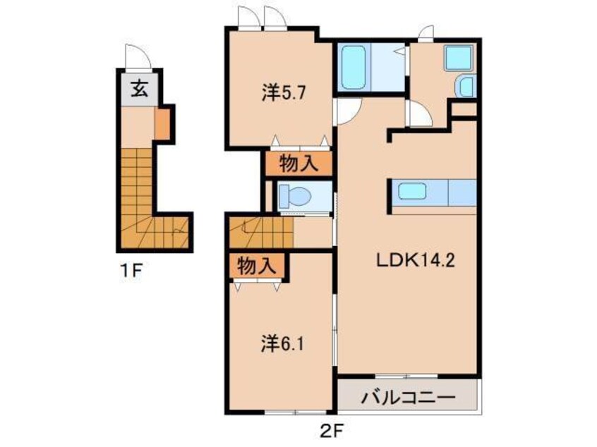 間取図 Repose岡崎