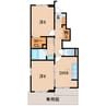 和歌山線/布施屋駅 徒歩12分 1階 築13年 2DKの間取り