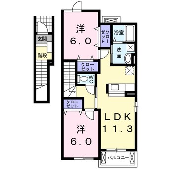 間取図 ユーロガーデンⅠ