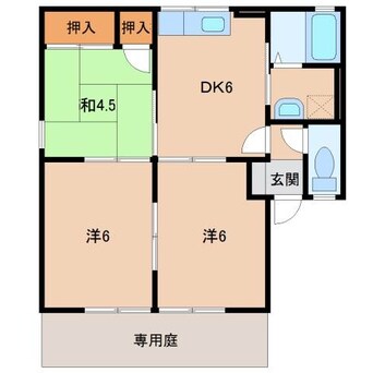 間取図 セジュール神前