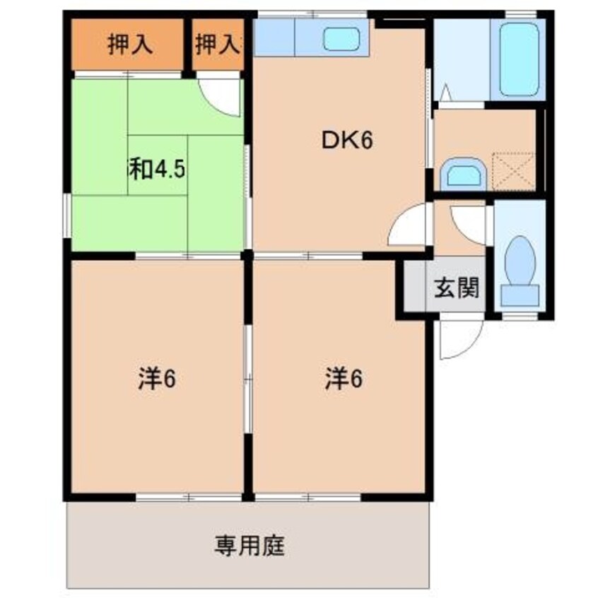 間取図 セジュール神前