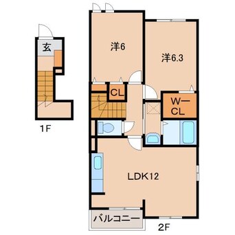 間取図 メゾン・ド・ソレイユ　Ａ