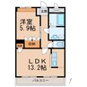 和歌山電鉄貴志川線/日前宮駅 徒歩20分 1階 築17年 1LDKの間取り