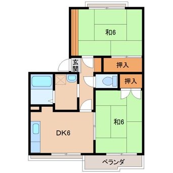 間取図 タウニィ東山