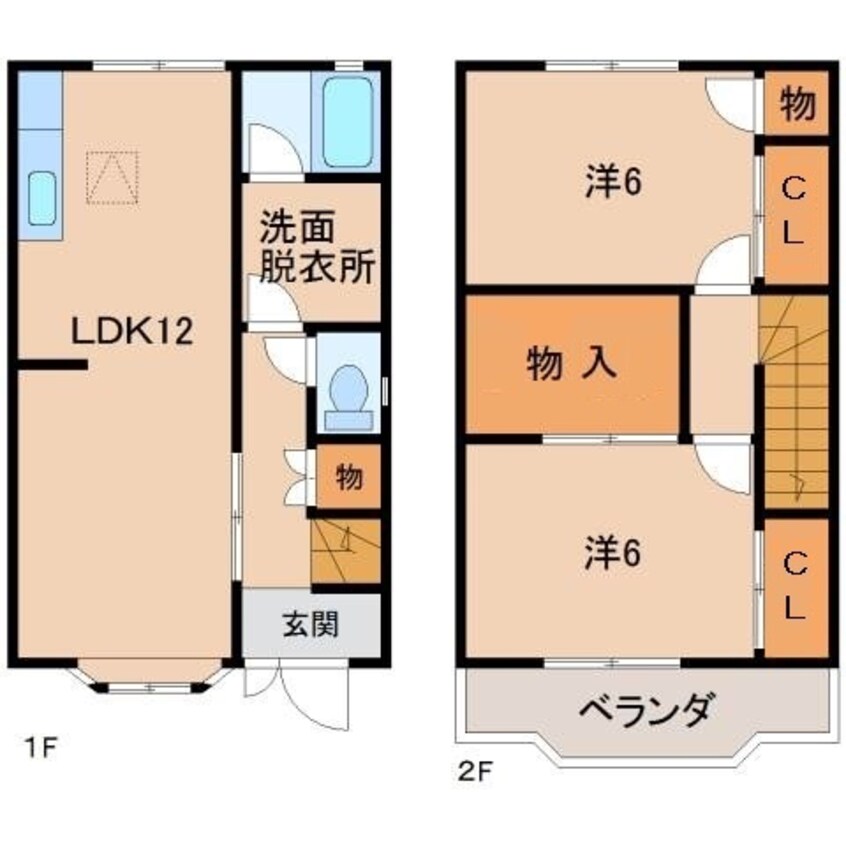 間取図 サンヴィレッジ保田Ⅱ