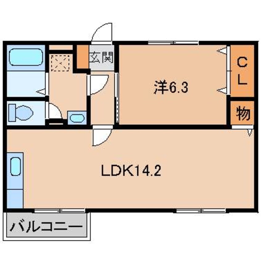 間取図 ビューベルハイツ