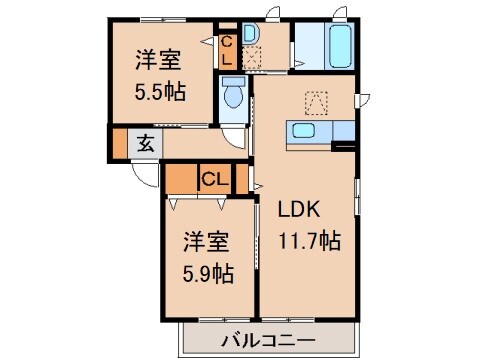 間取り図 ソレイユ西浜