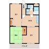 新中島エクセランス 3DKの間取り