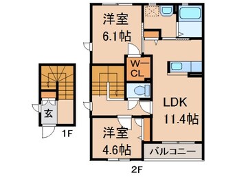 間取図 シャーメゾン縁Ⅱ