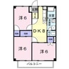 コーポサンシャイン 3DKの間取り